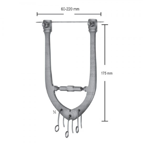 Wire traction bow